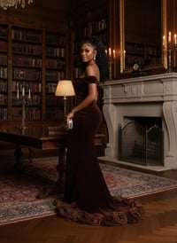 Image 2 of  BEVERLY VELVET DRESS