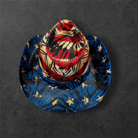 Image 2 of Patriotic Cowboy Hat