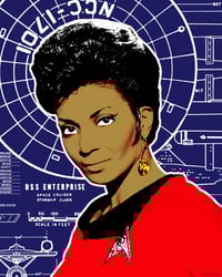 Lt Uhura Star Trek Print