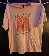Possum First of all, Im a Delight pink t-shirt
