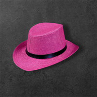 Image 2 of Bright Pink Women's Fedora