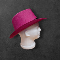 Image 3 of Bright Pink Women's Fedora