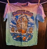Image 1 of Grateful Dead tie dye Ship of Fools reprint t-shirt, L