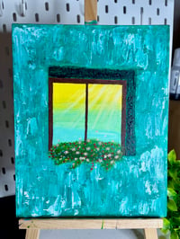 Image 2 of Waiting by the Window Art Canvas