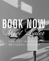 Book Now, Shoot Later *BLACK FRIDAY SPECIAL*