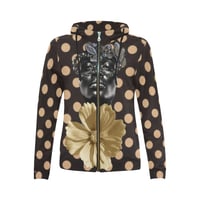 Image 1 of COFFEE ZIPPER HOODIE