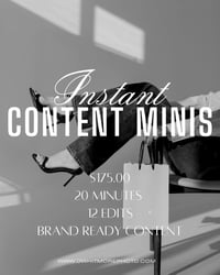 Instant Content Minis