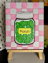 Image 2 of Pickle Jar Art Canvas 
