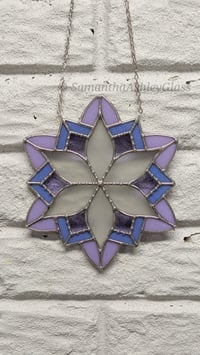 Image 1 of Snowflake 2 - Neolavender/Blue/Clear