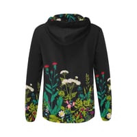 Image 2 of BLACK GARDEN ZIPPER HOODIE