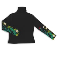 Image 2 of BLACK GARDEN TURTLENECK