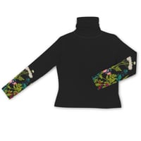 Image 1 of BLACK GARDEN TURTLENECK