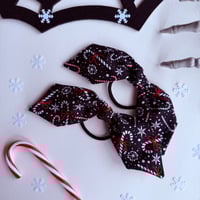 Winter Peppermint Hair Tie