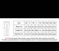 Image 4 of GREEN & GRAPE FLARE LEGGINGS