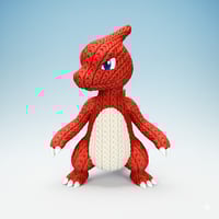 Image 3 of Charmeleon "Knitted" Figure