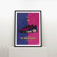 Image 2 of Sneaker Poster Air Max Plus TN OG x Patta "FC Barcelona"