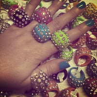 Image 4 of blingy dome ring