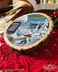 Image 2 of Original Painting on Wood - The Scandinavian Tomte