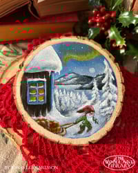 Image 1 of Original Painting on Wood - The Scandinavian Tomte