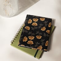 Image 2 of Artwork by Dave: Gold Roses Hardcover Journal Matte Finish