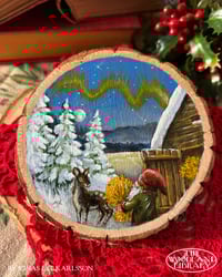 Image 1 of Original Painting on Wood - The Scandinavian Gnome