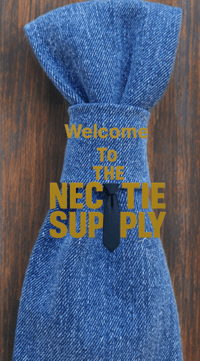 Image 2 of 3 Denim Neckties