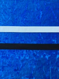 Elastic Black or White 20mm