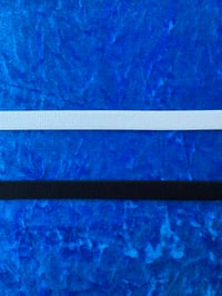 Elastic Black or White 15mm