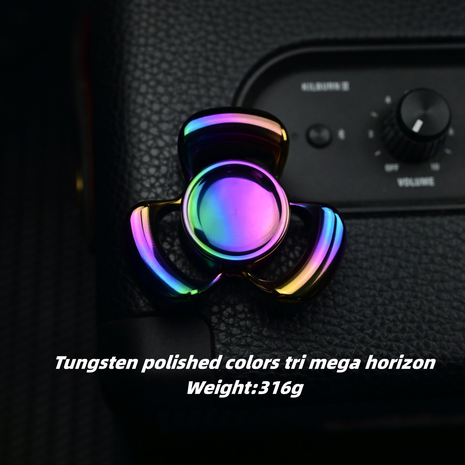 Tungsten(W) Mega Tri horizon handspinner toys | KINETICS ASIA