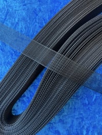 Horsehair Braid Firm 25mm Black