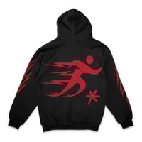 Image 2 of MF ORBIT HOODIE (RED)