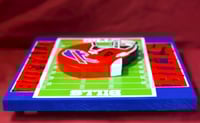 Image 12 of UBuffalo Bills Hand Crafted NFL 3D Wooden Team Helmet Wall Hanging Artwork.nnamed Product