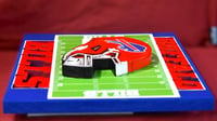 Image 13 of UBuffalo Bills Hand Crafted NFL 3D Wooden Team Helmet Wall Hanging Artwork.nnamed Product