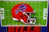 Image 17 of UBuffalo Bills Hand Crafted NFL 3D Wooden Team Helmet Wall Hanging Artwork.nnamed Product