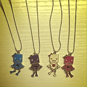 Image of deadstock robot necklaces!