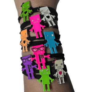 Image of mystery robot bracelet