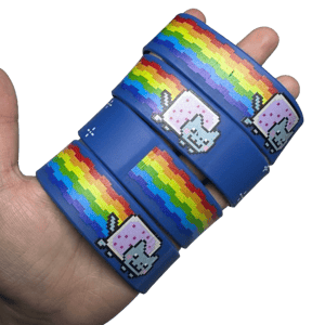 Image of *B-GRADE* nyan cat wristband