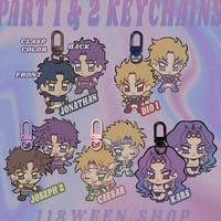 Image 3 of Part 1-9 Character Keychain Full Set