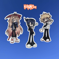 Image 1 of chainsaw man stickers