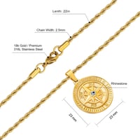 Image 3 of Gold Navigator Chain