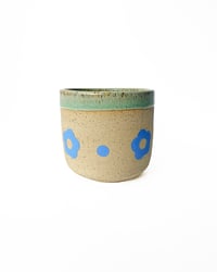 Image 1 of Blue Flower Cup