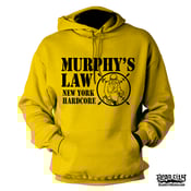 Image of MURPHY'S LAW "New York Hardcore Agent Skin" Gold Hoodie