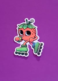 Image 1 of Strawberry - Rollerblading