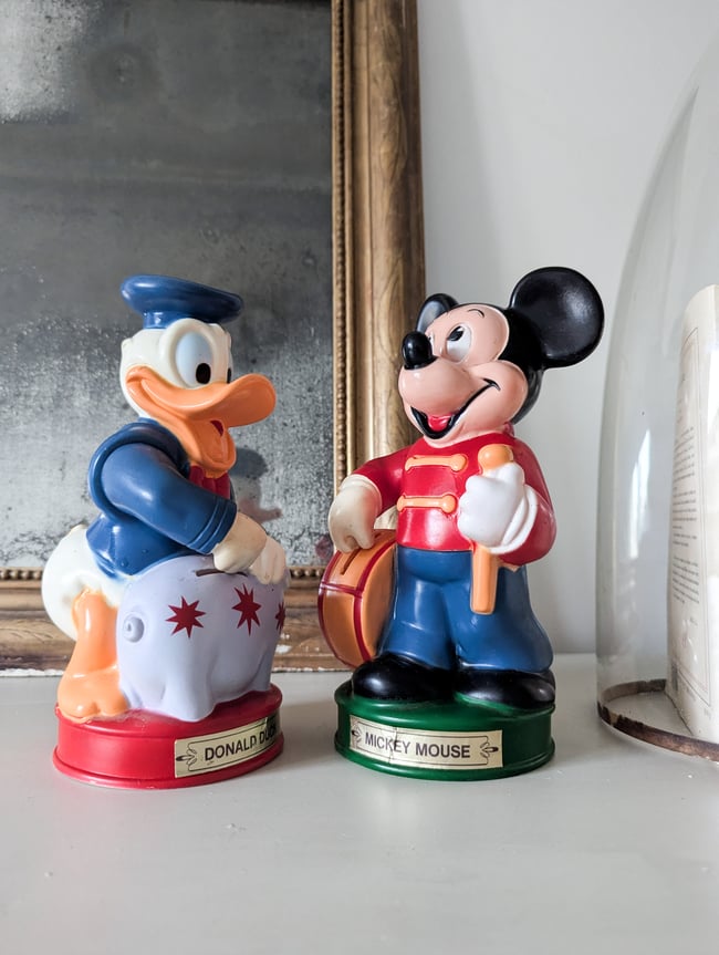 Tirelires vintage Mickey & Donald 