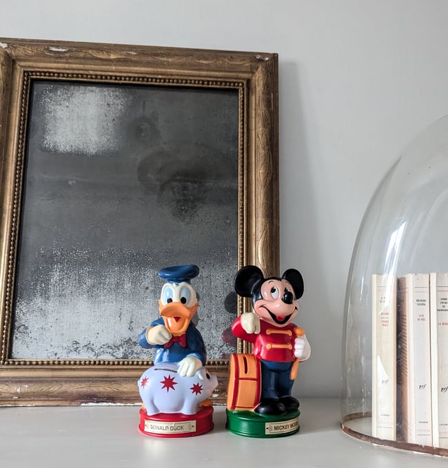Tirelires vintage Mickey & Donald 