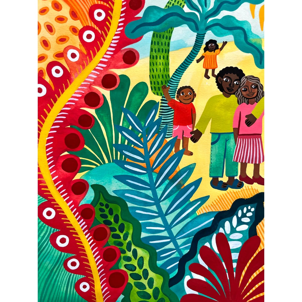 Original painting: Island warmth