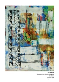 Image 3 of The Measure - Original painting on mounted wooden panel. By Alan C. Martin