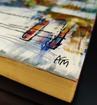 Image 2 of The Measure - Original painting on mounted wooden panel. By Alan C. Martin