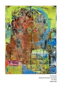 Image 3 of The Pinwheel - Original painting on mounted wooden panel. By Alan C. Martin