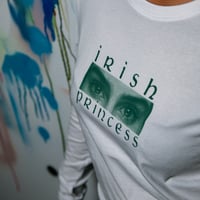 Image 3 of Irish Princess - Short Long-sleeve Tee (White)